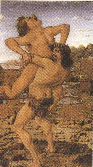 Sandro Botticelli Antonio del Pollaiolo Hercules and Antaeus (mk36) Germany oil painting art